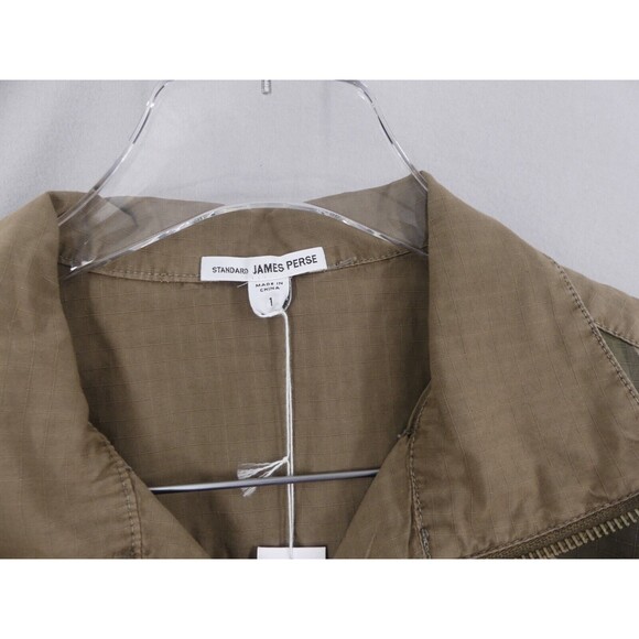 James Perse Womens sz 1 Jacket Small Mixed Media Utility Camo Unisex NWT - Picture 6 of 7